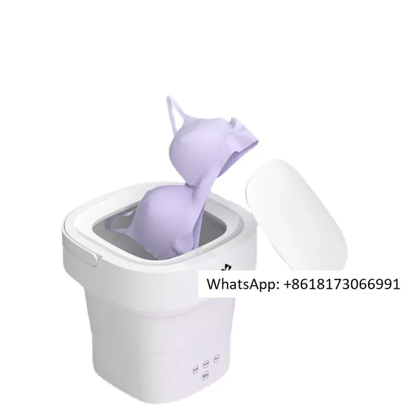 

Fully automatic mini folding underwear and pantyhose cleaning machine, portable washing machine, dormitory sock washing machine