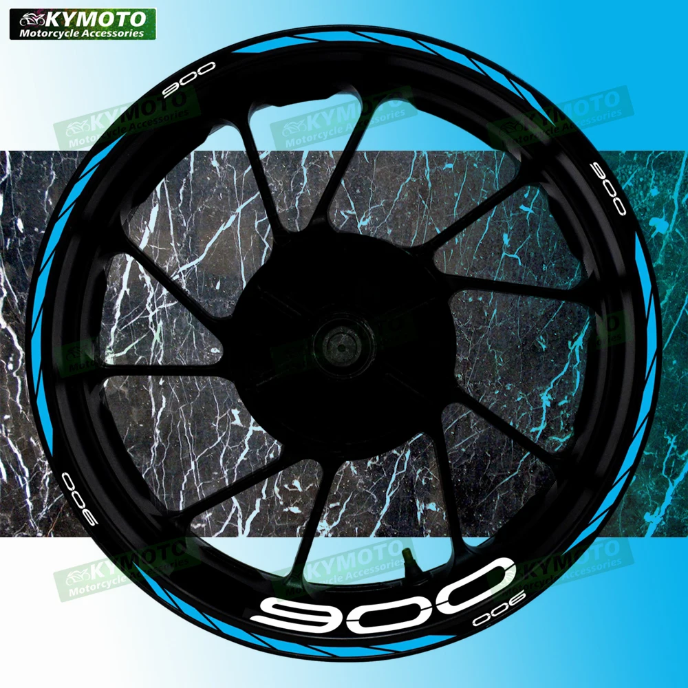 

For Z900 Z 900 motorcycle accessories 17 inch front and rear wheel decals fairing hub modified reflective wheel rim stickers