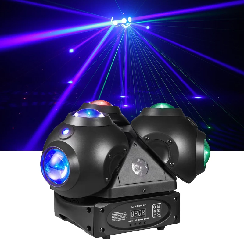 

Newest Stage Disco Beetle III 180W Laser Beam RGBW 4 in1 Infinitely Rotating Moving Head Effect Lights DMX512 For Bar Party