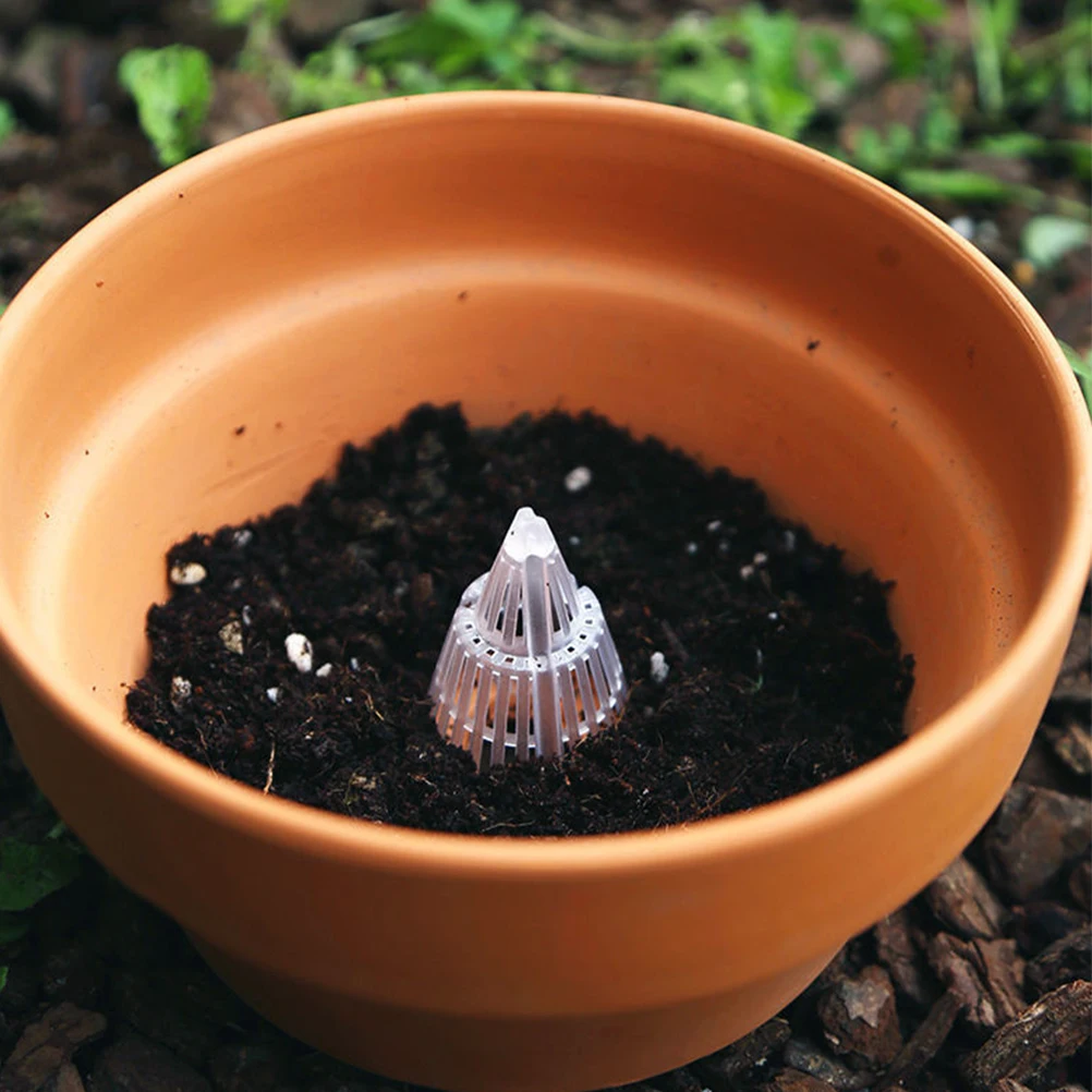 24 Peças de Filtros de Malha Plástica para Vasos de Flores, Gaxetas de Drenagem, Redes para o Fundo de Vasos para Jardim e Casa