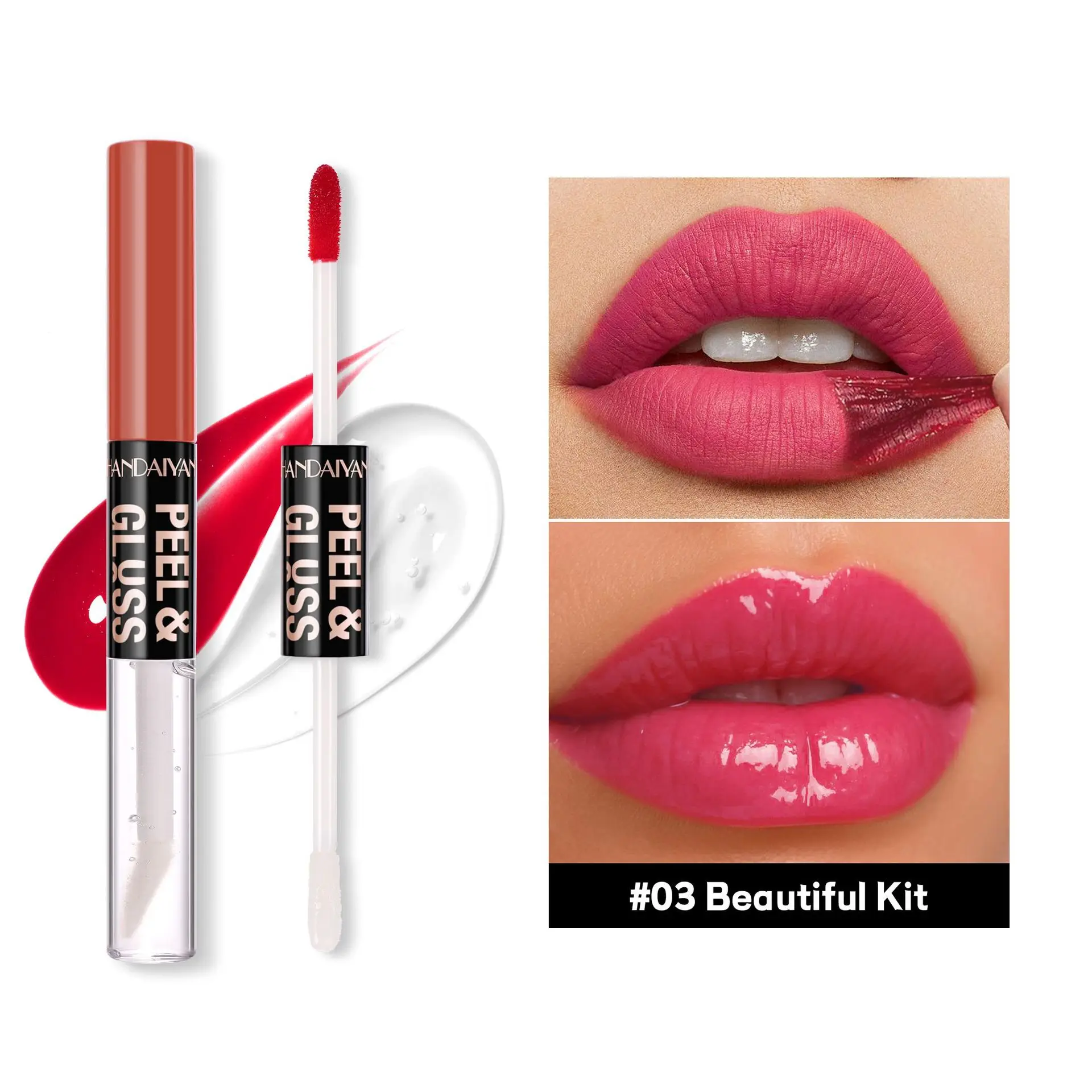 Peel Off Lip Gloss Stain Waterproof Kiss Proof Tattoo Effect Liquid Lipstick Long Lasting Velvet Matte Finish Non Sticky Beauty