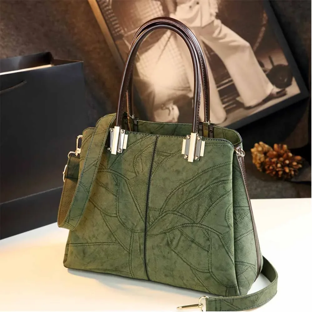 

Luxury Woman Handbag Multiple Layers Pocket High Quality Patcwork Shoulder Handbag Purses Vintage Style Madam Casual Tote 2023