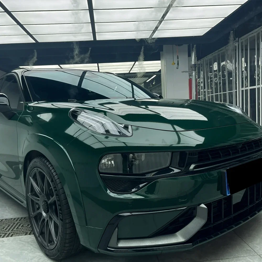 

Ultra-Glossy Turquoise Green PET Wrap Vinyl Film Car Whole Body Protective Cover Sticker DIY Color Decal Auto Tuning Accessories