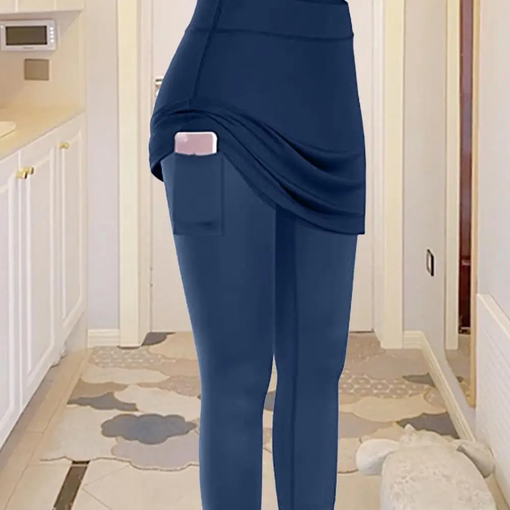 Yoga Leggings Women's Yoga Pants Side Pockets Elastic Waist Women Fashion Causal Running Fitness Pants Exercise Trousers 80%