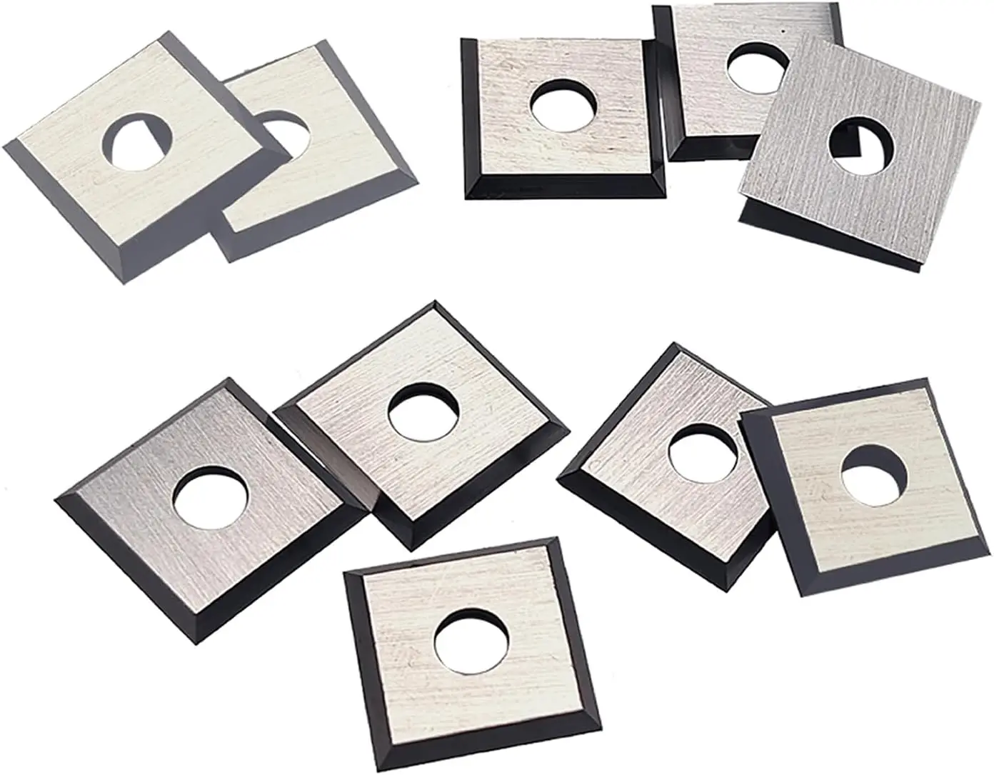 FOXBC 10pcs 12mm Square Carbide Inserts 12x12x1.5mm for Amana, BINSTAK Spoilboard Surfacing Router Bit
