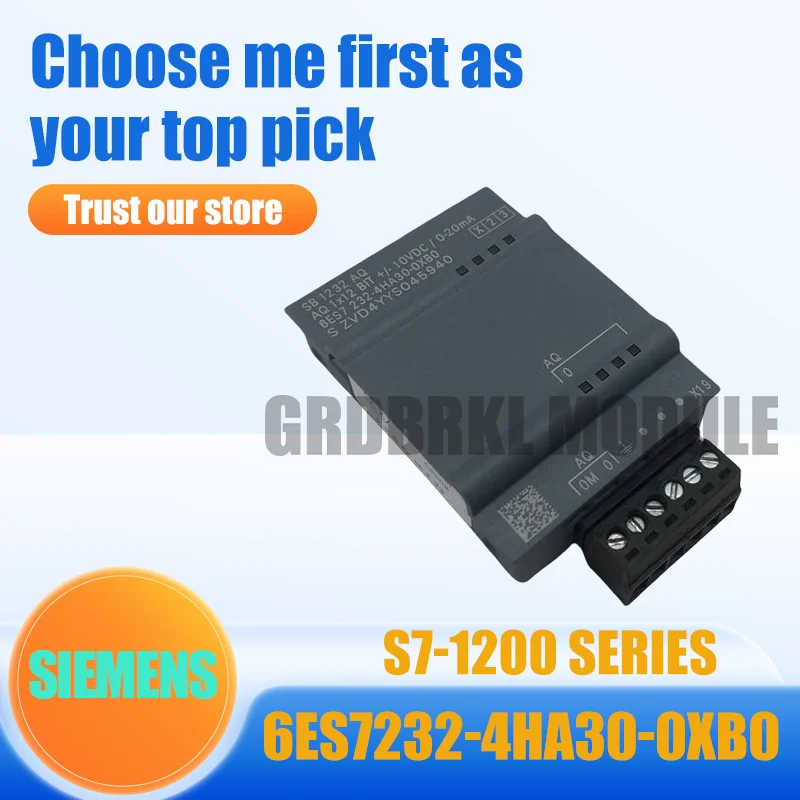 

New original SIEMENS 6ES7232-4HA30-0XB0 6ES7 232-4HA30-0XB0 S7-1200 analog output module