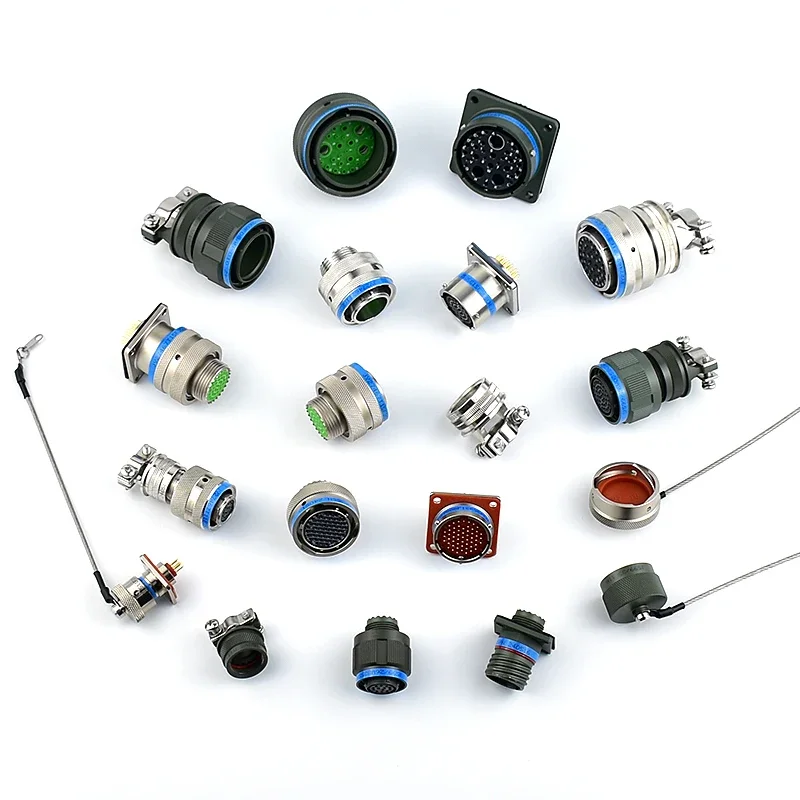 Manufacturer of D38999 J599 Straight Series TT38999 II III Push Pull Circular Aviation Connector