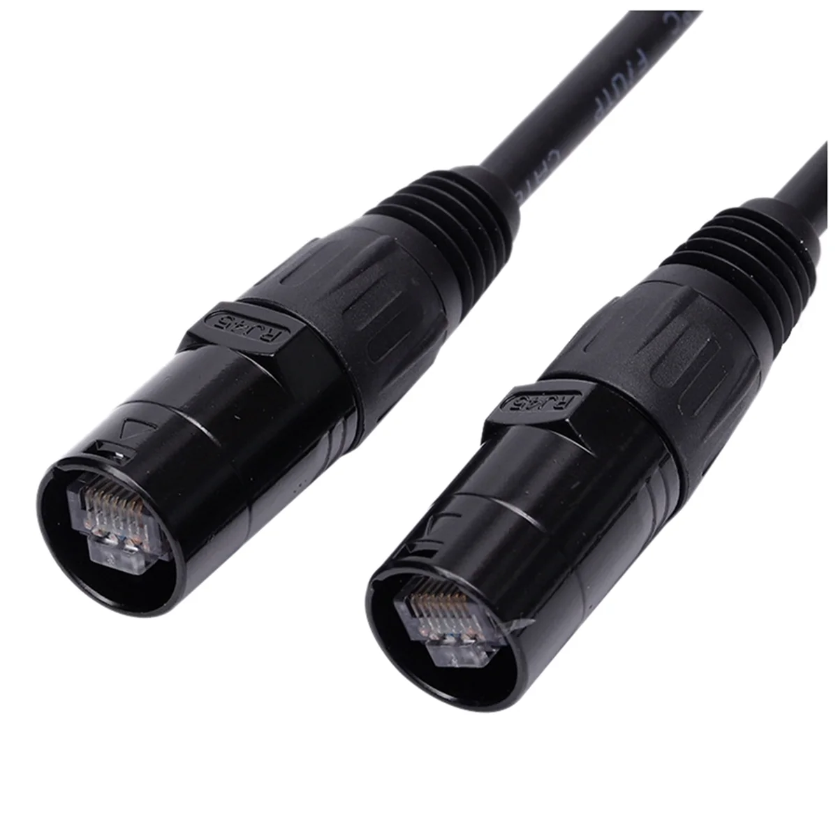 CAT6 Ethercon Cable EtherCON-Compatible RJ45 Connector for Studio Setups, Touring, Stage Production, Concerts 2 Meter