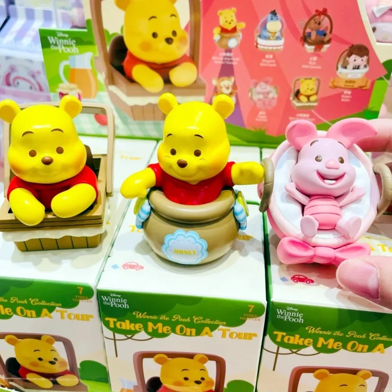 

Подлинная фигурка Disney Winnie The Pooh Take Me On A Tour, игрушки, Винни Пух, поросенок, уа, кенгуру, тигр, кролик, фигурки, подарки