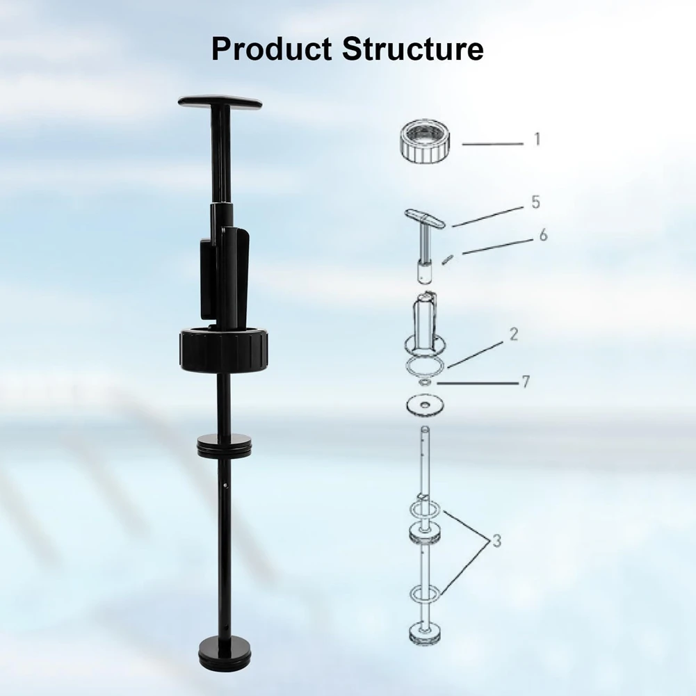 

A93E-ПВХ Поршневой стержень скользящего клапана Forpentair ПВХ раздвижной бассейн 263055, замена поршневого стержня в сборе