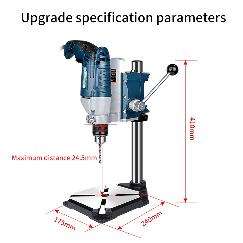 AOBEN 1PC Electric Drill Stand Precision Power Rotary Tools Bench Drill Accessories Multifunction Fixed Bracket Base Power Tools