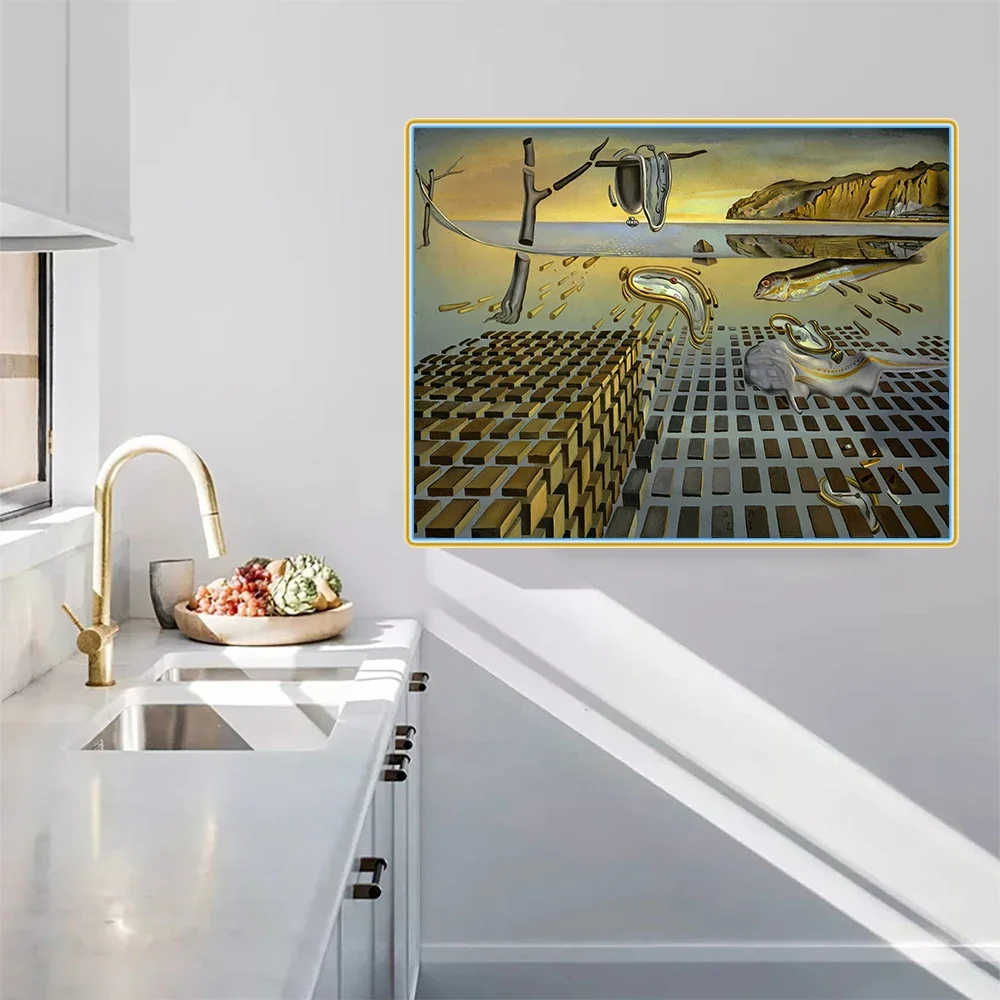 Citon Salvador Dali – peinture à l'huile sur toile, affiche d'art, décoration murale moderne, décoration de la maison