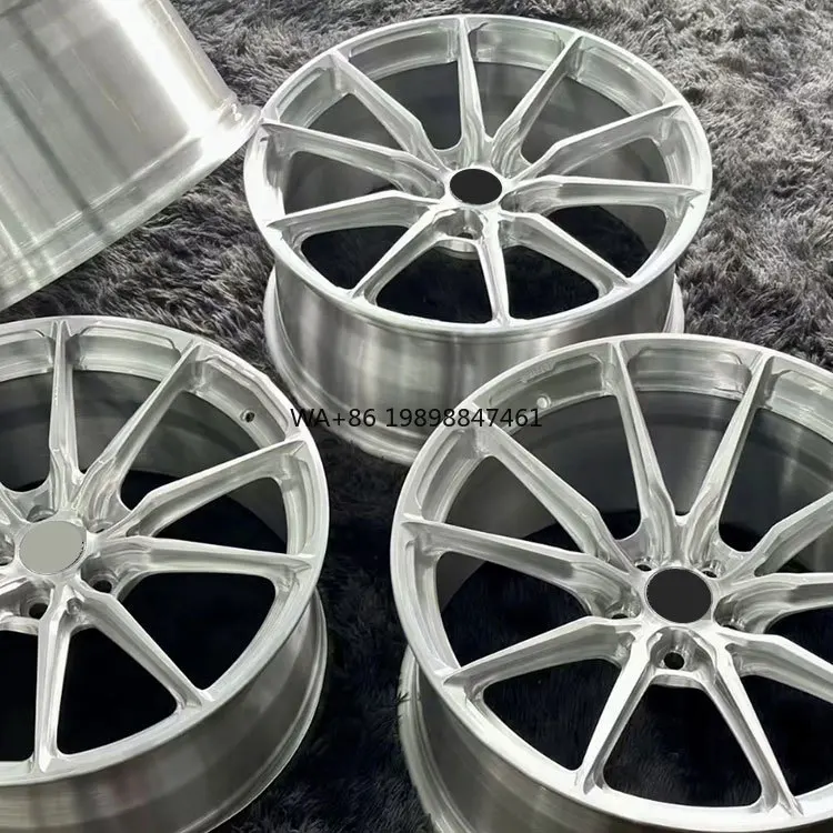 

Custom 18 19inch 5x120 5x112 5x114.3 Multi Spoke Passenger Car 1-Pc Forged Rims Wheels for Bmw M2 M3 M4 330i M340i Tesla Model 3