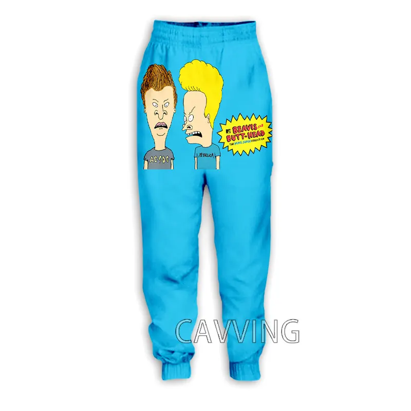 

CAVVING 3D Printed Beavis and Butthead Casual Pants Sports Sweatpants Sweatpants Jogging Pants Trousers for Women/men H01