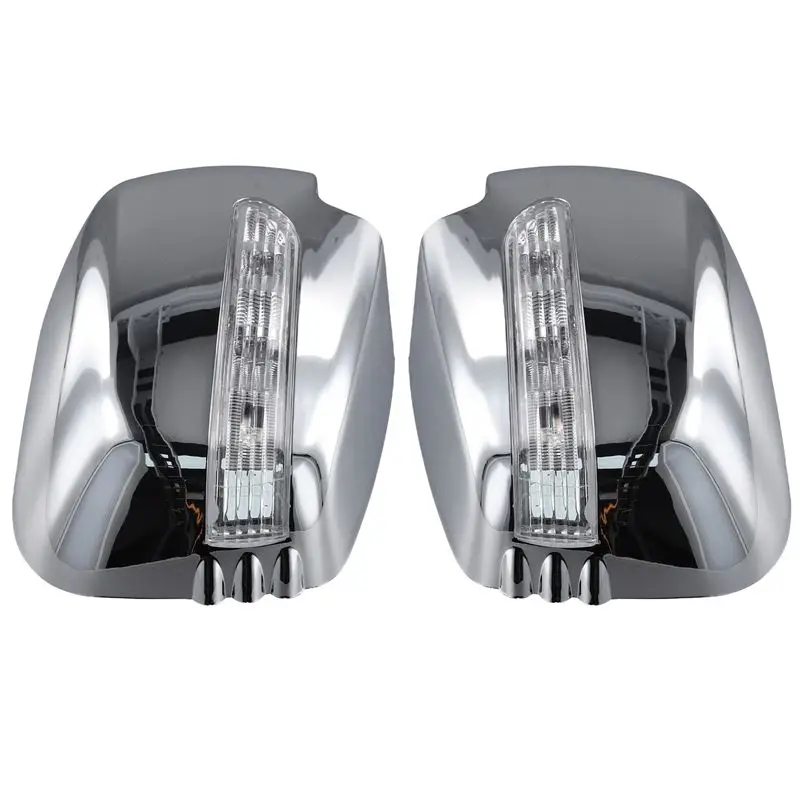 

A85E-Car Door Mirror Covers With LED For Mitsubishi Triton L200 2005-2014 Pajero Sport 2011