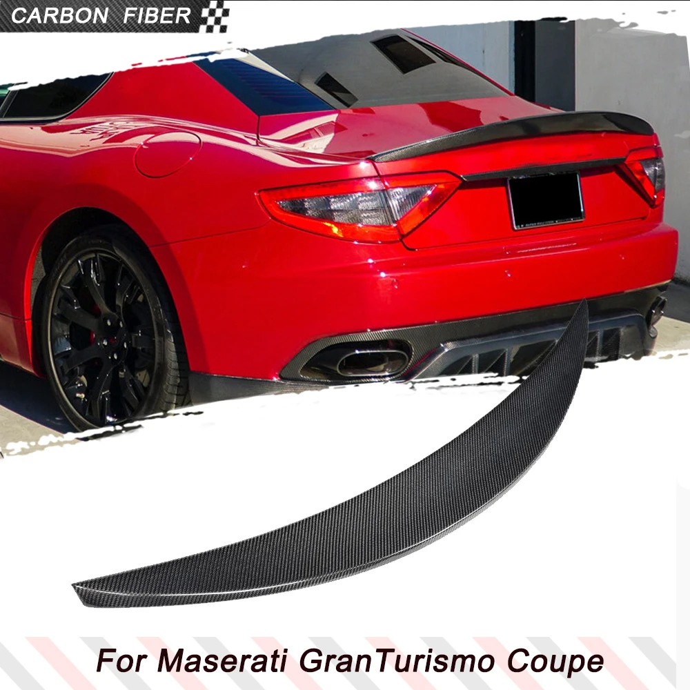 

Carbon Fiber / FRP Car Racing Rear Trunk Spoiler Wing Fit for Maserati GranTurismo Coupe 2012-2014 Car Rear Trunk Boot Wing Lip