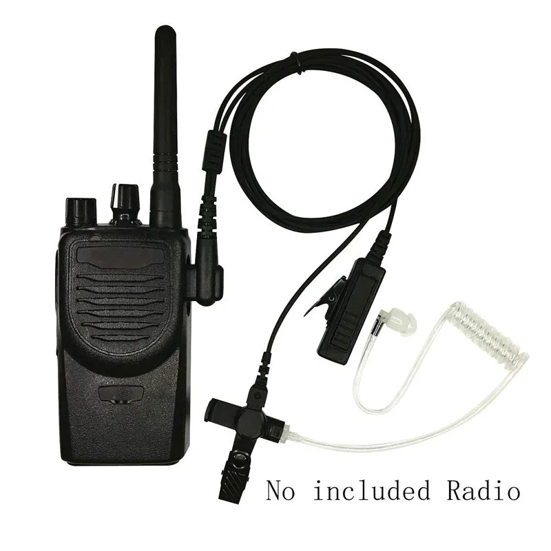 

Air Tube Earpiece Headset PTT Mic for MOTOROLA Walkie Talkie DP1400 EP450 GP88S CP88 CP040 CP140 CP180 GP300 GP68 PR400 P080