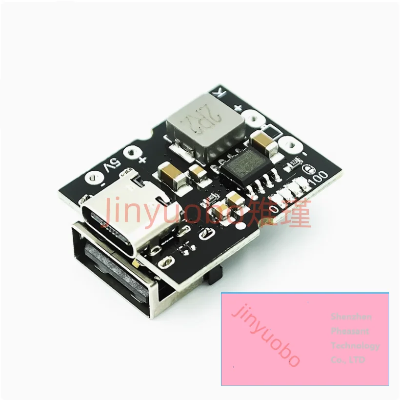 1PCS High-precision 5V2A integrated charge and discharge module Type-C input compatible with 4.2V lithium battery