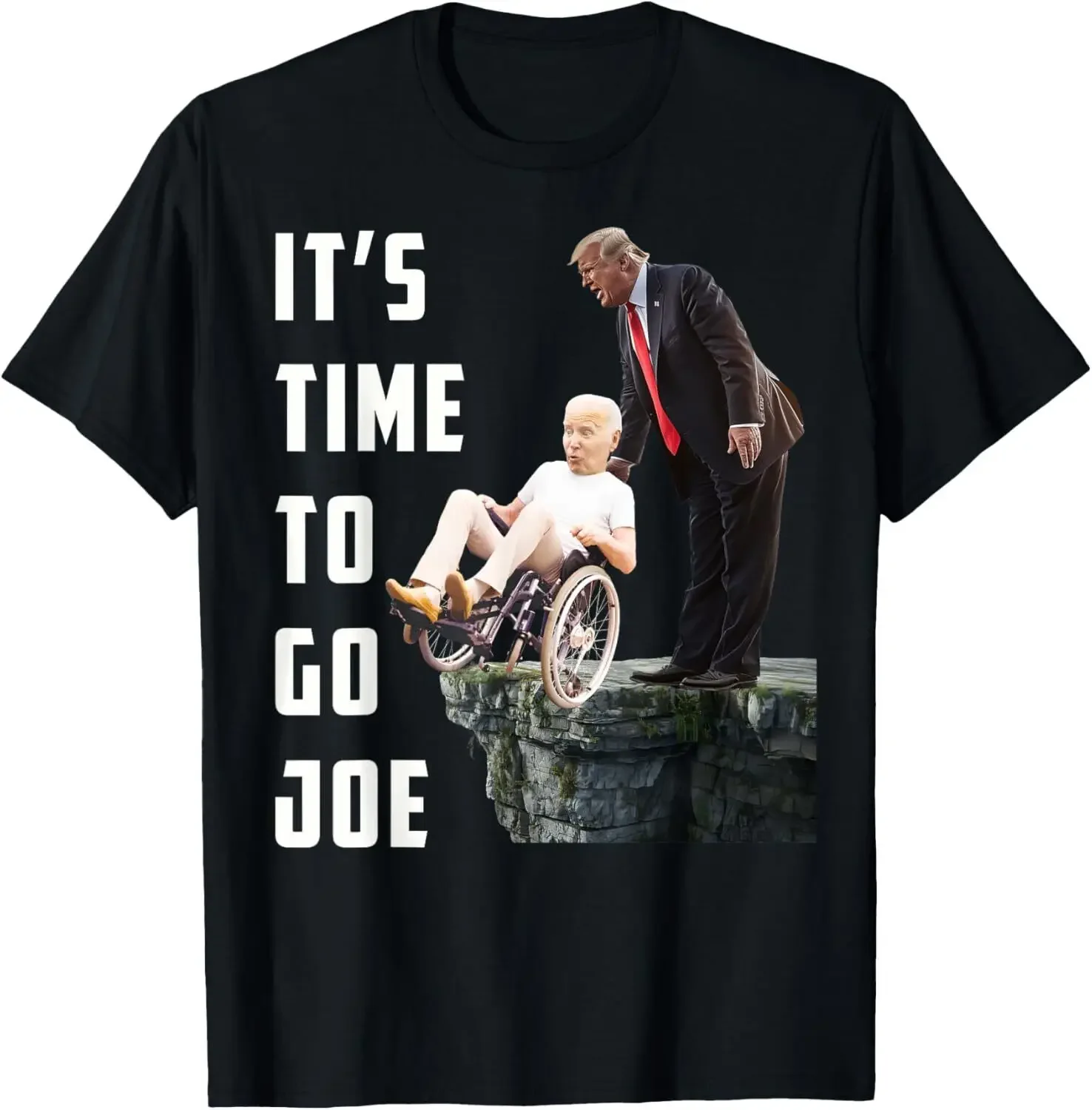 It's Time To Go Joe Funny Trump 2024 Funny Anti Biden T-Shirt