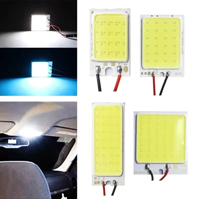 1-3PCS Car Interior Accessories 18/24/36/48 SMD T10 4W 12V COB Car Interior Panel LED Lights Lamp Bulb Car Dome Light Car Panel