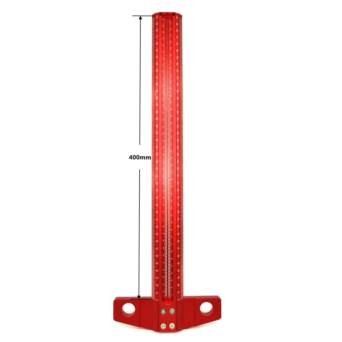 Woodwork T-Ruler Scribe Marking Gauge Scribing Ruler Woodworking Hole Scribing Ruler Marking T-Ruler Measuring Tool