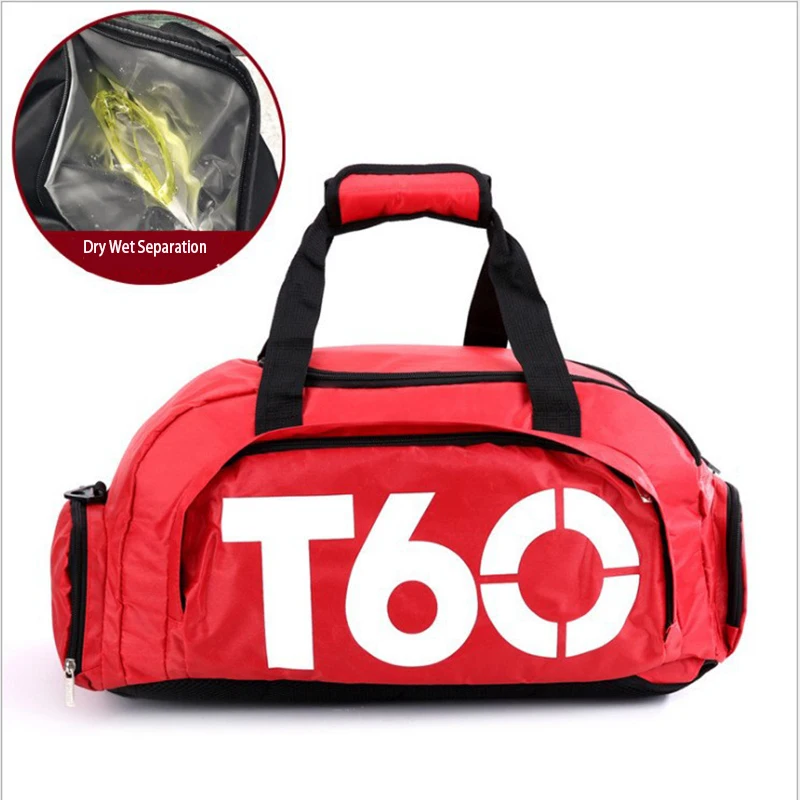 Bolsa de Fitness con separación en seco y húmedo, bolsa de almacenamiento deportiva de ocio para hombre y mujer, bolsa de viaje de gran capacidad a la moda