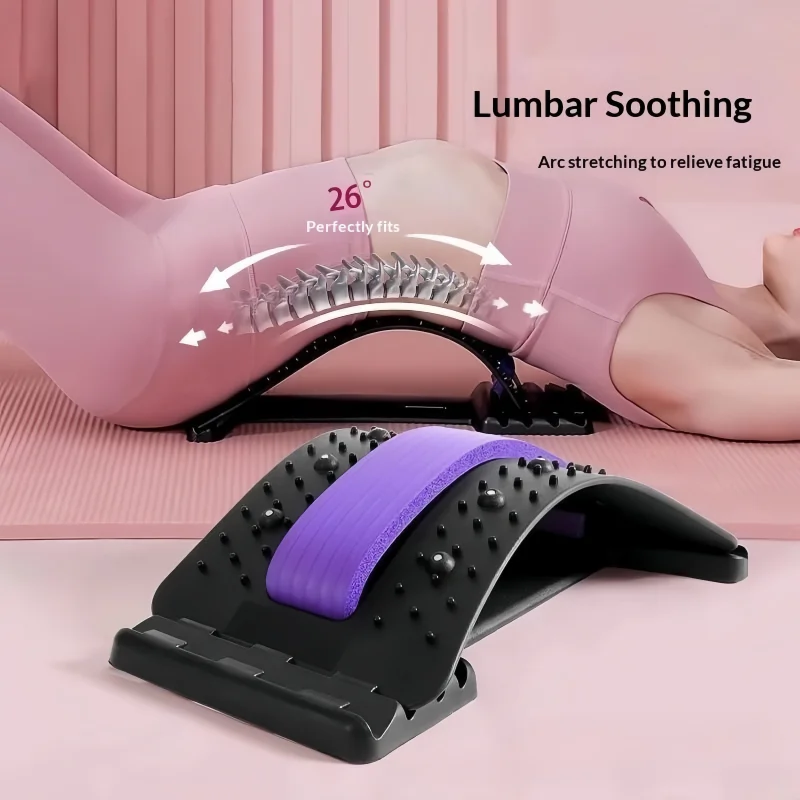 Lumbar Back Stretcher Massager - огляд і ціна Posture Corrector Back Brace