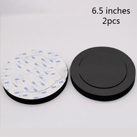 2 Pcs 6.5 Inch Car Speaker Ring Bass Speakers Sound Self Adhesive Insulation Ring
