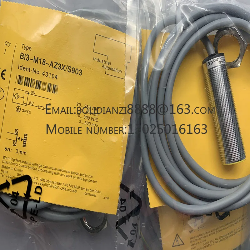 New proximity switch sensor BI3-M12-AP6X BI3-M12-RP6X One year warranty In stock