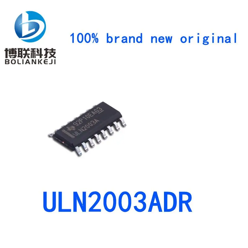 100% Baru Asli ULN2003ADR Paket SOIC-16 Darlington Transistor Array Driver dengan Baru Asli Chip IC