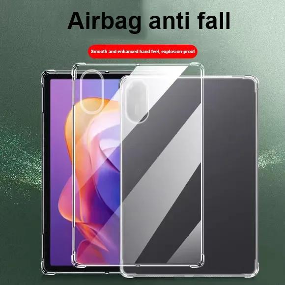

Прозрачный чехол для Xiaomi Redmi Pad 2 11 дюймов 2025 MiPad 7 6 Pro 5 11 11,2 Redmi Pad SE 11 10,6 8,7 Четырехугольный чехол с защитой от падения