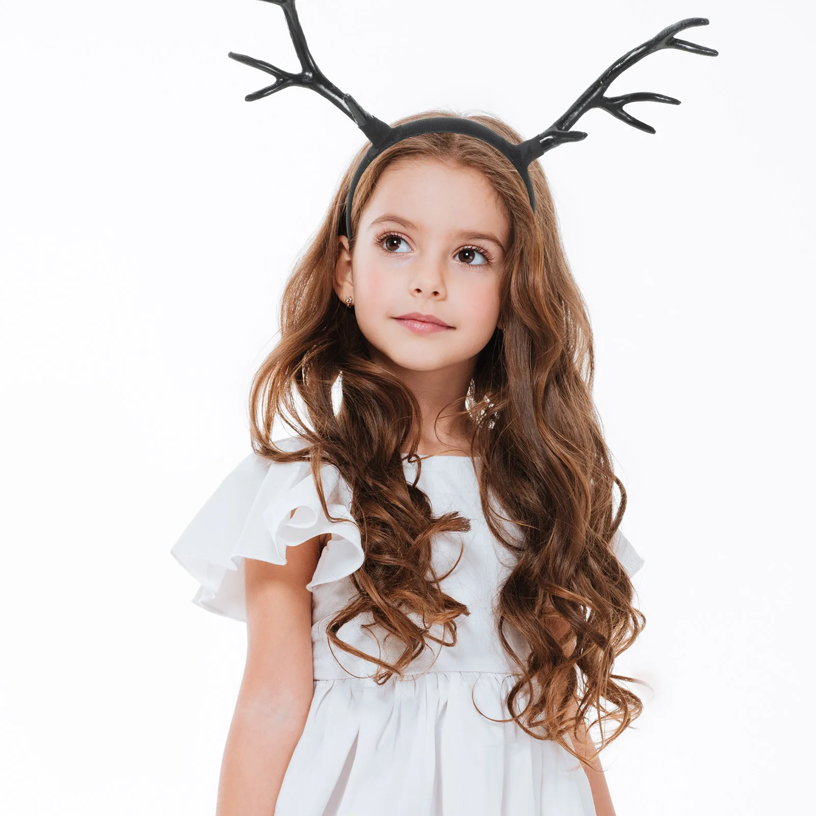 

Оленьи рожки на голову, милый аксессуар для косплея и вечеринок, реквизит для фотосессий, повязка на голову с оленьими рожками для женщин, рождественское украшение, женские аксессуары для волос