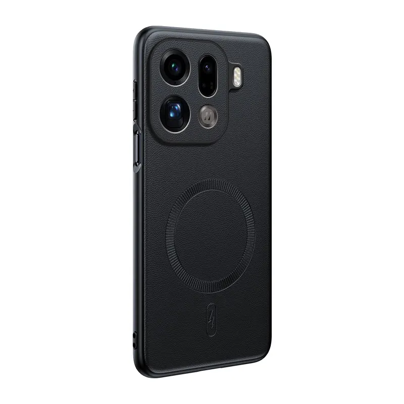 Für OPPO Find X9 Pro Hülle Magnetische Leder-Schutzhülle Für OPPO Find X9 Pro Anti-Fingerabdruck Rutschfest PC+TPU – Detail 2