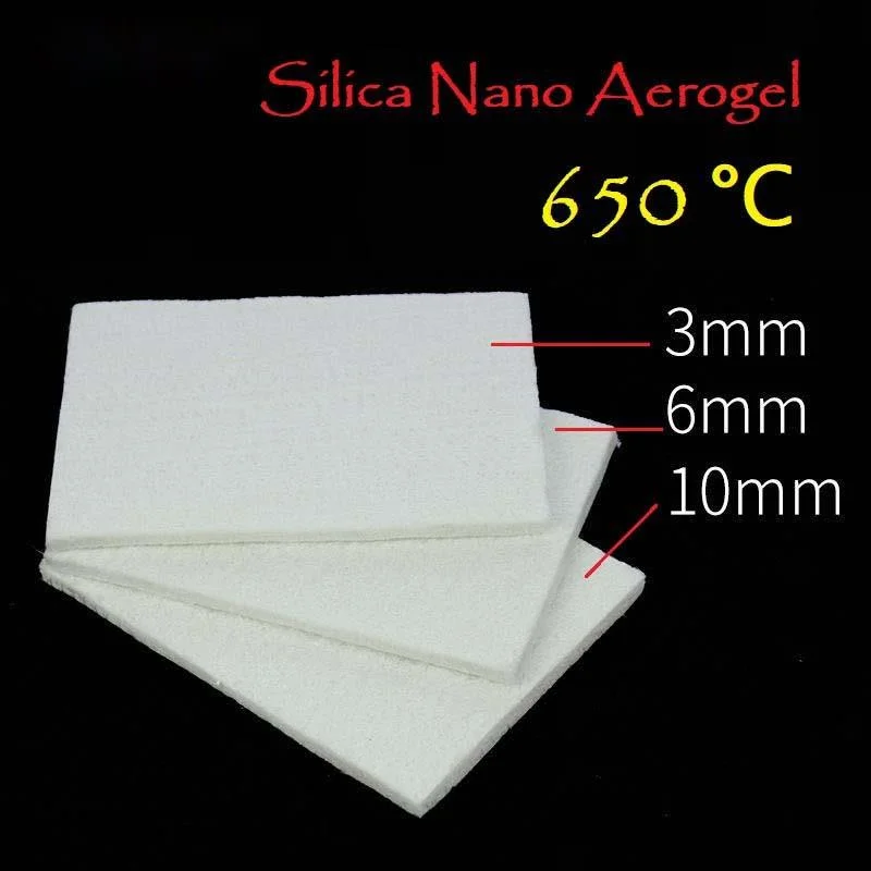 Size 50x200cm 10mm Thick Silica Nano Aerogel Felt Composite Insulation Material Boiler Pipe Heat Insulation Fireproof Waterproof