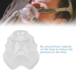 1PC Anti Snoring Respirator Nose Pad Silicone Nasal Pillow Sleep Apnea Ventilator Accessory RESMED Mirage FX S9 S10 Nose Cushion