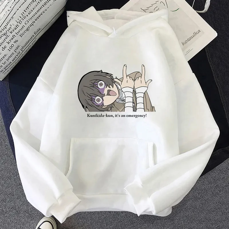 Japan Anime Bungo Streunende Hunde Hoodie Dazai Osamu Druck Pullover Männer Frauen Mode Lässig HipHop Sweatshirt Harajuku Unisex