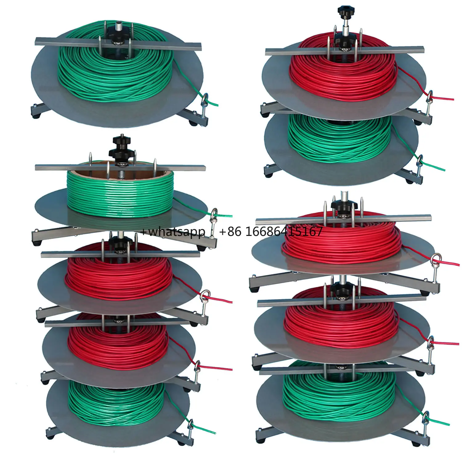 

1/2/3/4 Layers Rotary Wires Feeder Tools Rotating Disc Cable Coil Feeding Machine For Wires Stripping Cutting Machine