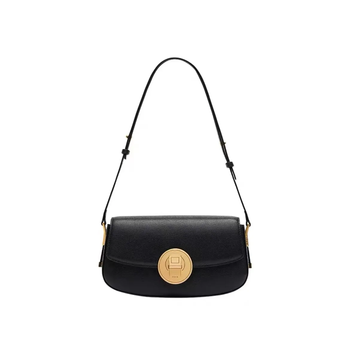 

Peco Independent Design Easy-to-carry Baby Saddle Bag Retro Crossbody Shoulder Bag Small Luxury Cowhide Bag for Women