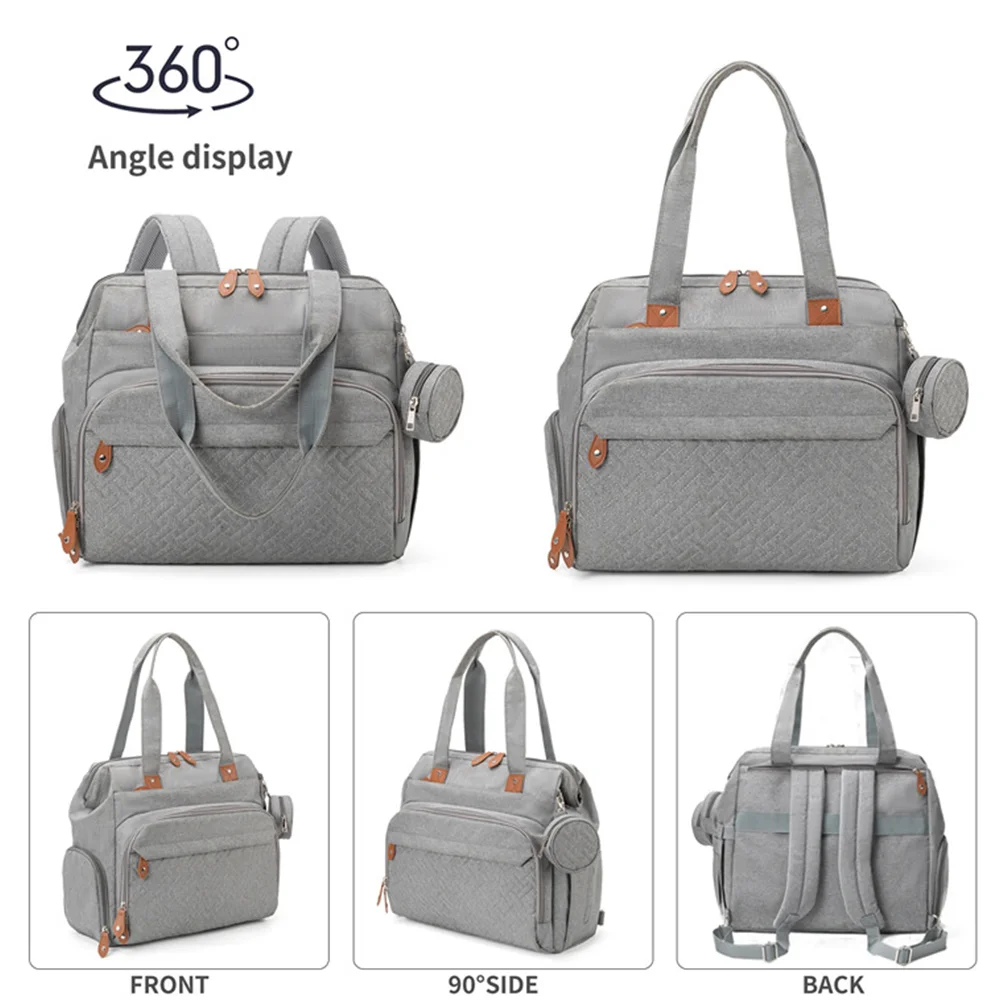 PANGDUBE Large Size Mom Dad Backpack Baby Diaper Bags Nappy Bag for Baby Things Maternity Backpack Mommy Outting Handbags