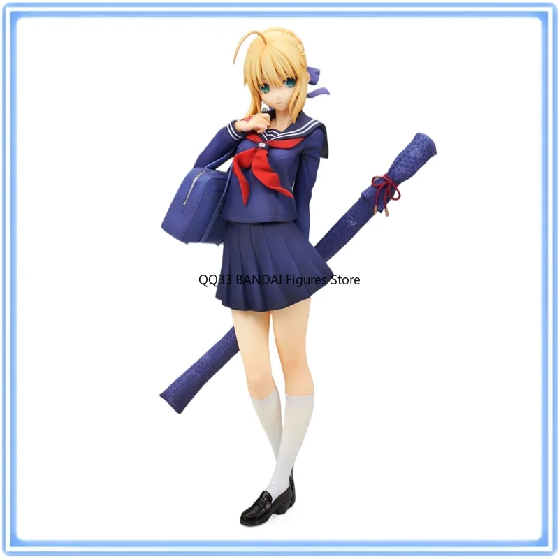 

Original Fate/stay Night Anime Figures Altria Pendragon Saber School Uniform Ver.Action Figure Desktop Ornaments Model Gift