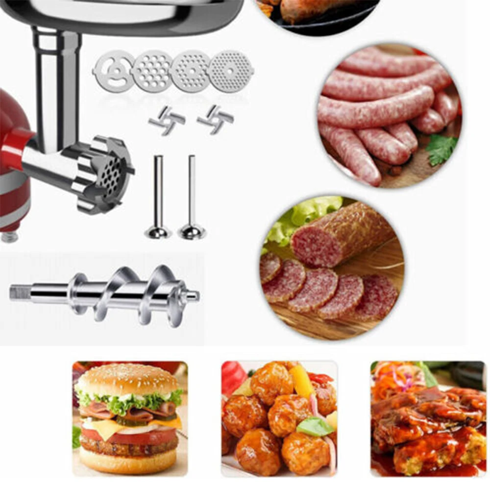 

Meat Grinder Attachment for KitchenAid Stand Mixers KitchenAid SM-50, SM-50BC Mixer Meat Grinder Sausage Attachment