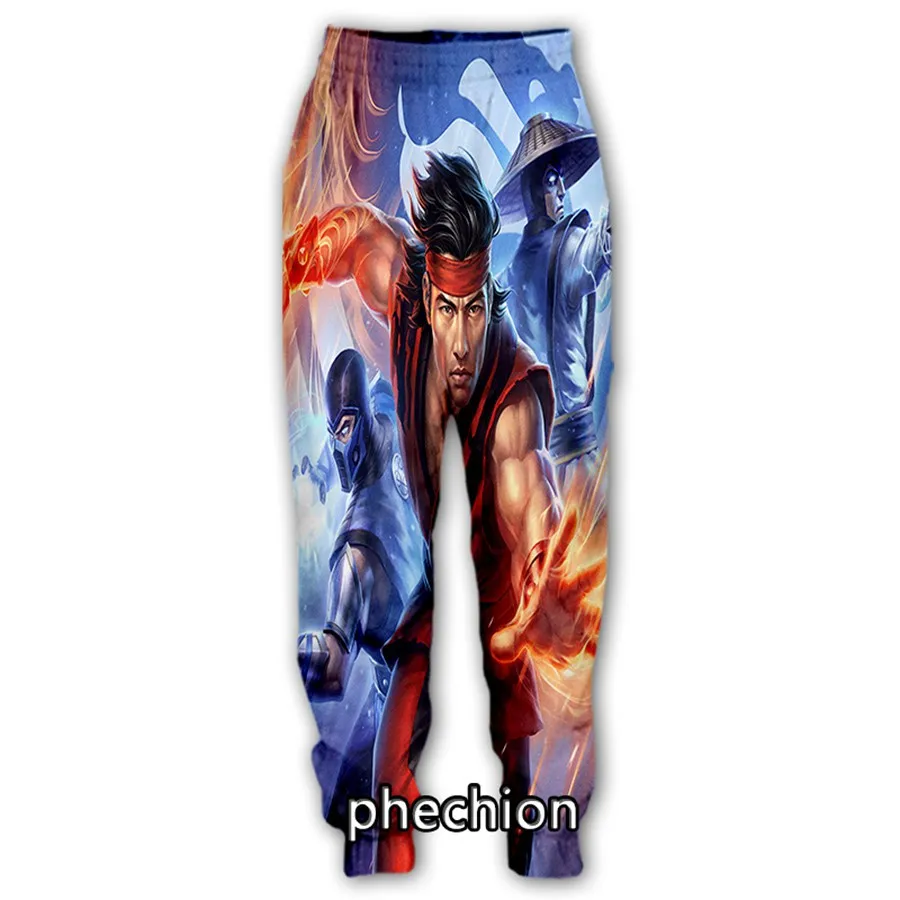 

Phechion New Men/Women Mortal Kombat 3D Printed Casual Pants Streetwear Men Loose Sporting Long Trousers K164