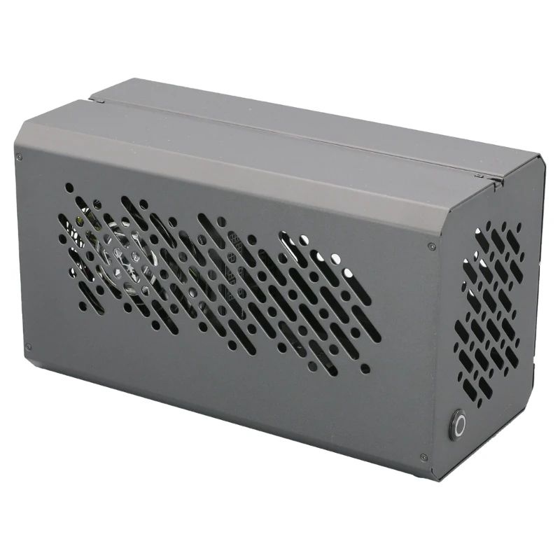 Black Metal Housing Case for SFX27CM Computers, For GPUs 268mm/370mm Optional Size Perfect for Projects