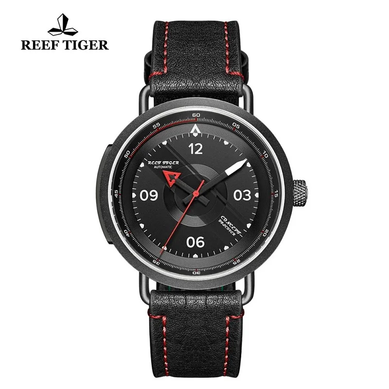 Reef Tiger/rt Sport Mechanical Automatic Wristwatch For Mens Watches Sapphire Crystal 100m Waterproof New Date Male Reloj Hombre