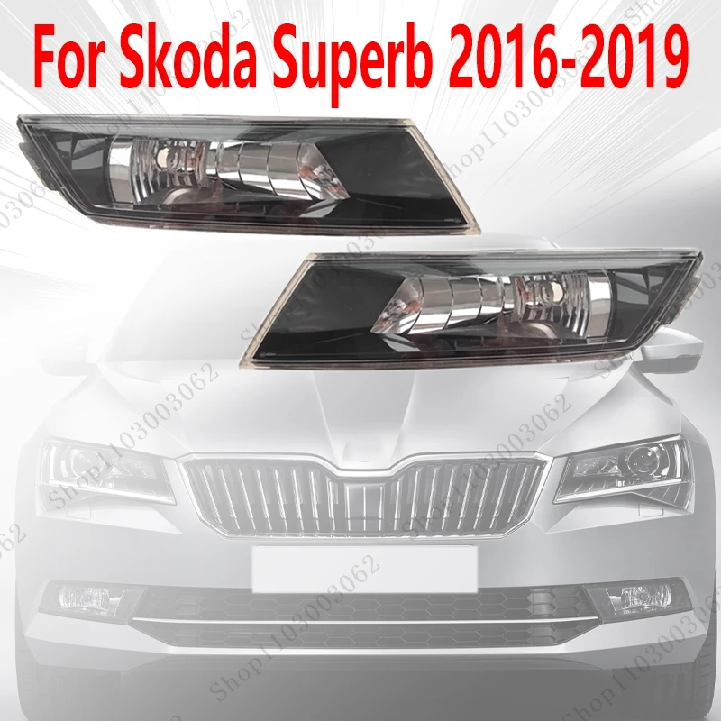 

Fog Lamp Without Bulb For Skoda Superb 2016 2017 2018 2019 Car External Front-End Daytime Running Light Turn Signal