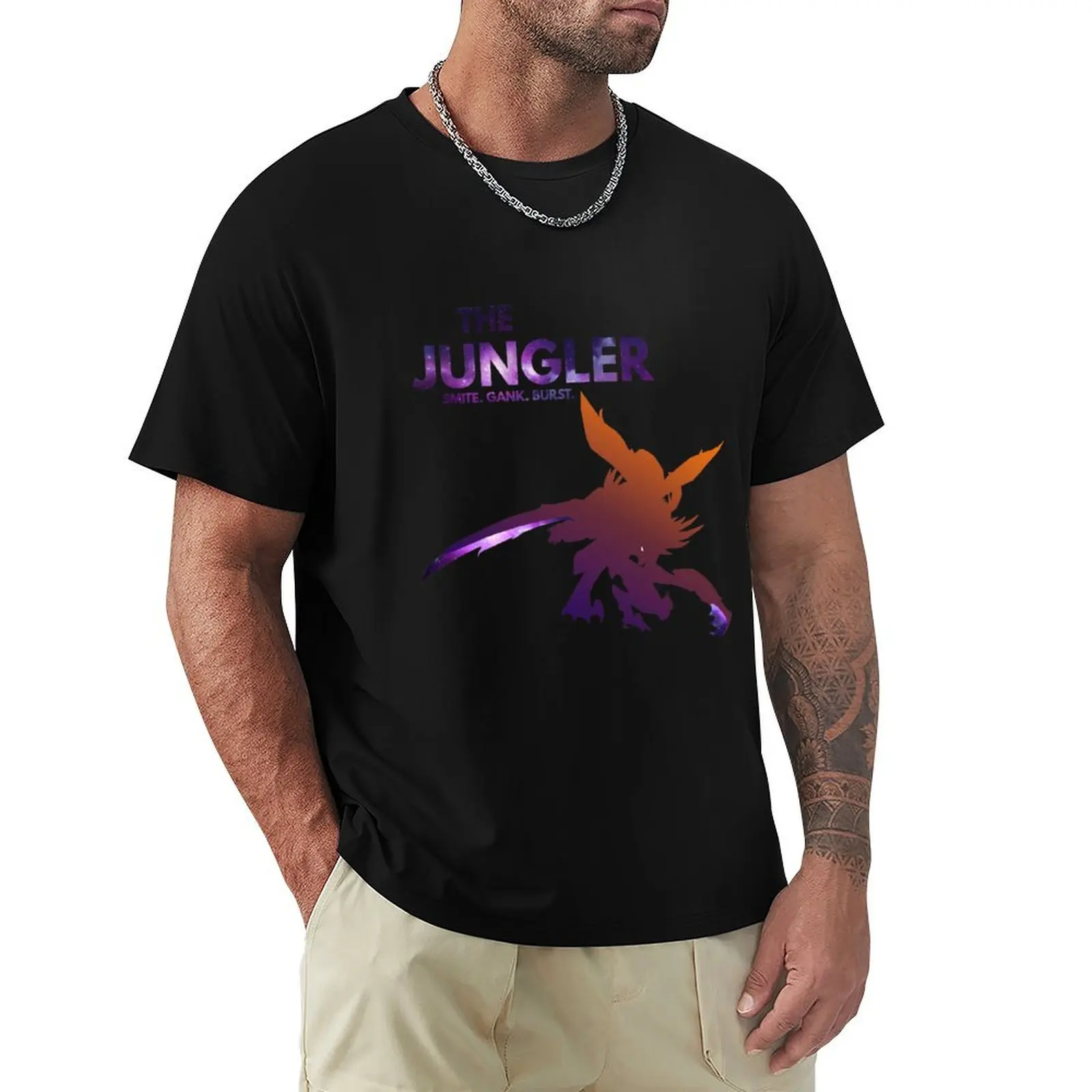 Camiseta The Jungler-Kha-Zix, cómoda camiseta de manga corta para entrenamiento