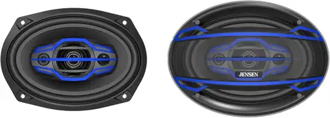 JS6904 Par de altavoces para automóvil de 4 vías 6x9, pico de 400 W, 200 W por altavoz, cúpula Mylar de 58 mm, 2 tweeters de 20 mm