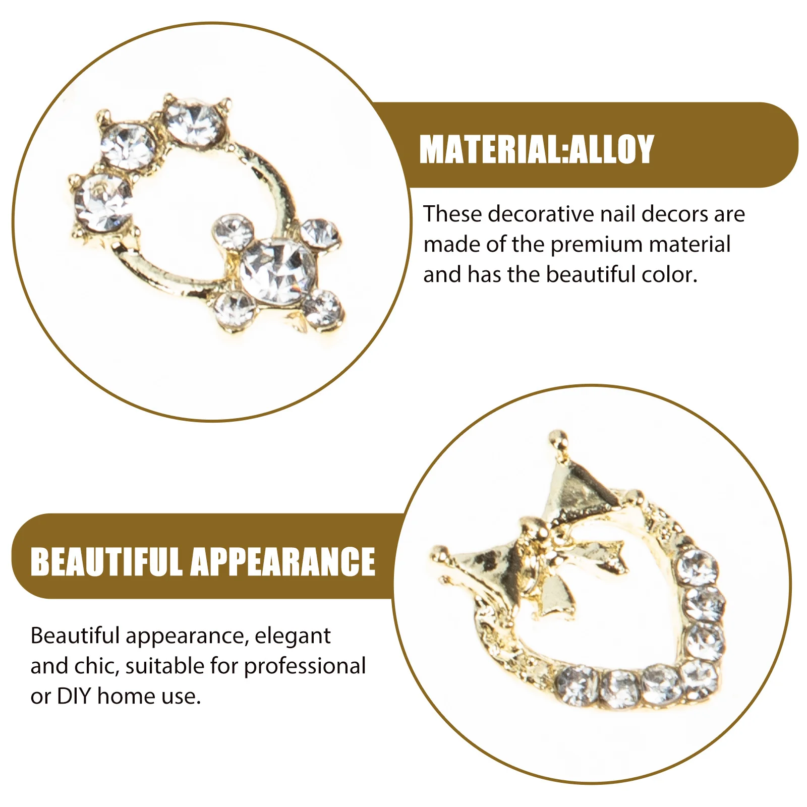 

60Pcs Nail Charms Pendants Kawaii DIY Decoration Supplies Professional Home Use Nail Charms Manicure Jewelry Nails Decors