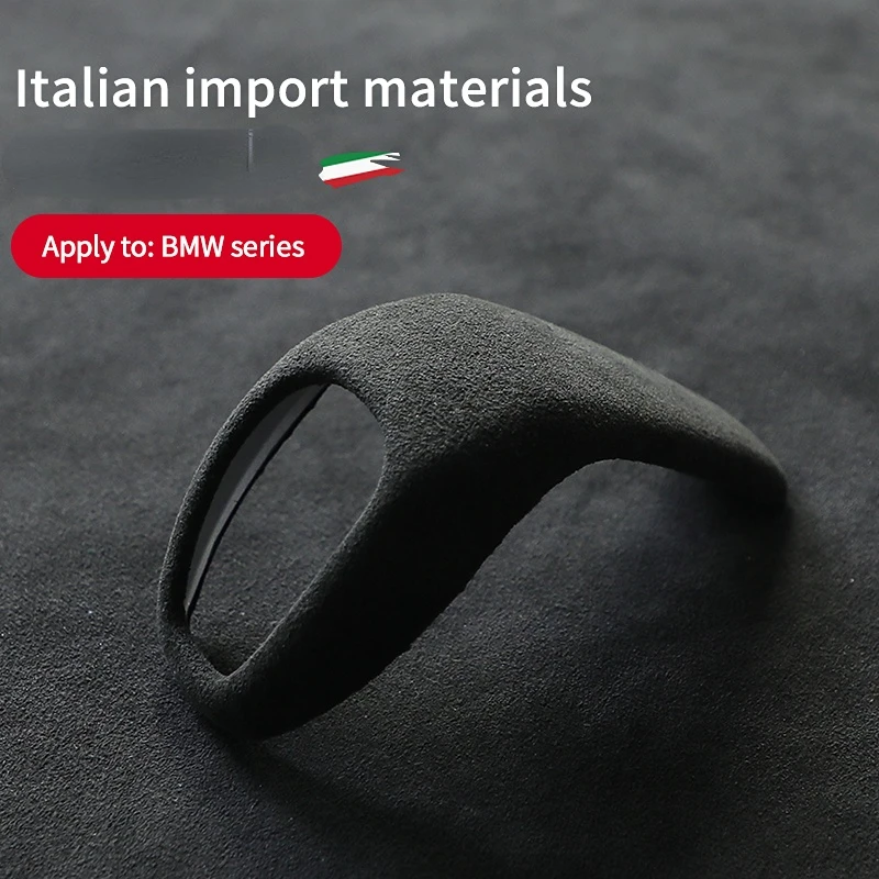 

Italy Super Suede For BMW X1 F48 2 Series F46 2015-2018 Interior Trim Moulding Accessories Car Gear Shift Knob Cover Car Styling