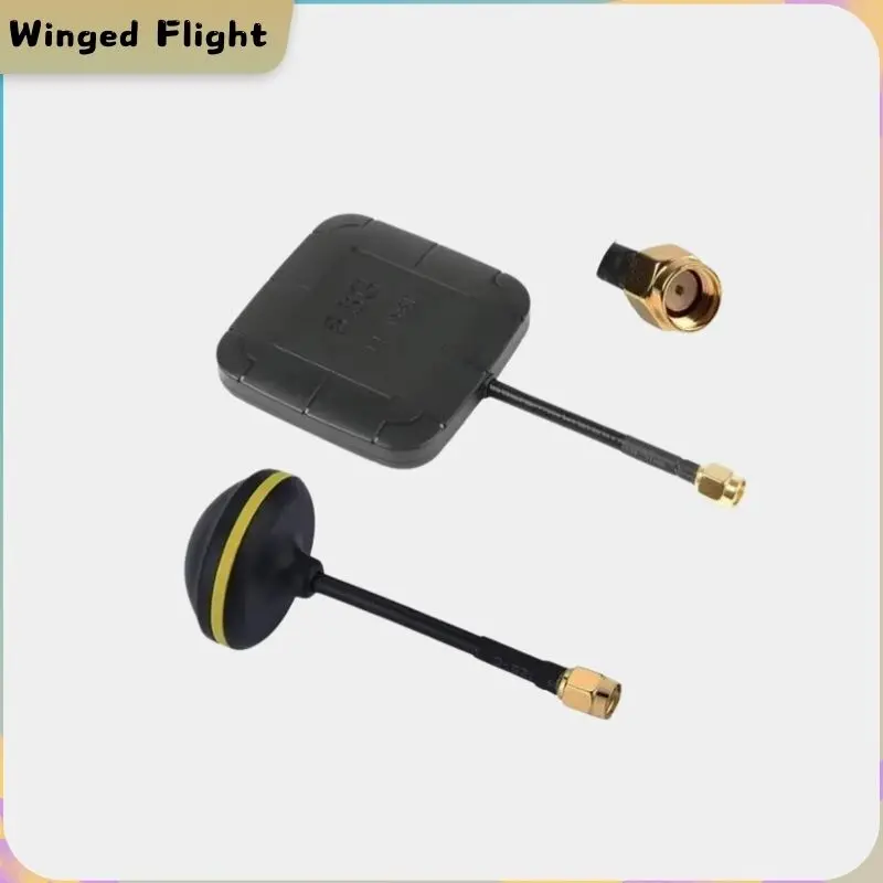 Pièces de rechange du récepteur FPV 5.8G 14DBI Panneau plat à gain élevé et salle plus lente RP-SMA d'antenne FPV pour importateur FPV RC Quadcopter